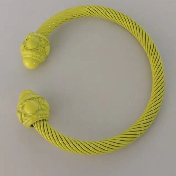 Women’s Stainless Steel Open Cuff Bangle Bracelet - Picture 7 of 11